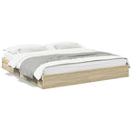 Bed Frame Engineered Wood Material Wooden Storage