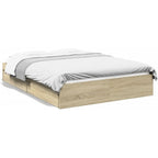 Bed Frame Engineered Wood Material Wooden Storage