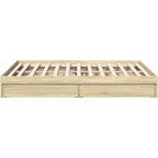 Bed Frame Engineered Wood Material Wooden Storage