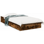 Bed Frame Engineered Wood Material Wooden Storage