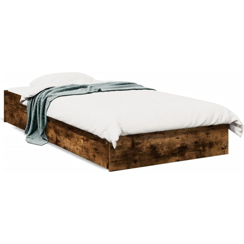 Bed Frame Engineered Wood Material Wooden Storage