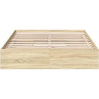 Bed Frame Engineered Wood Material Wooden Storage