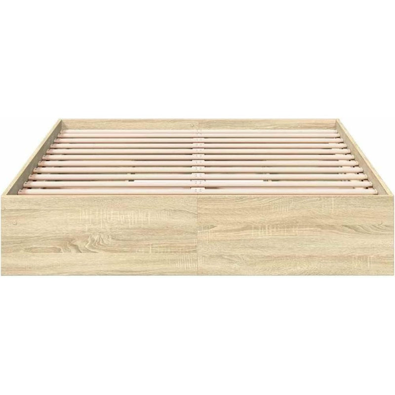 Bed Frame Engineered Wood Material Wooden Storage