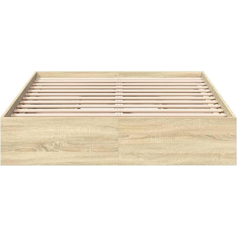 Bed Frame Engineered Wood Material Wooden Storage