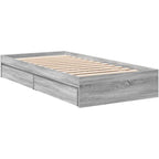 Bed Frame Engineered Wood Material Wooden Storage
