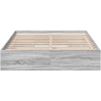 Bed Frame Engineered Wood Material Wooden Storage