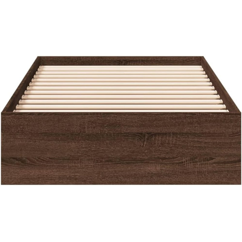 Bed Frame Engineered Wood Material Wooden Storage
