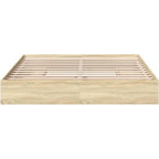 Bed Frame Engineered Wood Material Wooden Storage