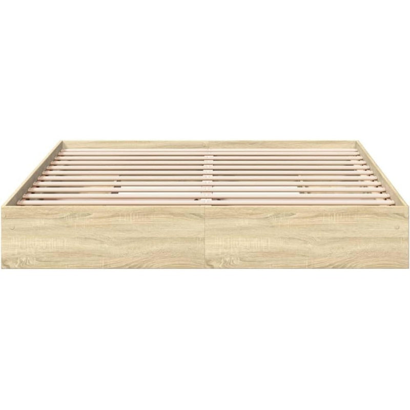 Bed Frame Engineered Wood Material Wooden Storage