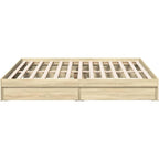 Bed Frame Engineered Wood Material Wooden Storage
