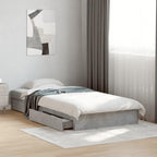 Bed Frame Engineered Wood Material Wooden Storage