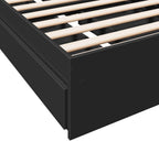 Bed Frame Engineered Wood Material Wooden Storage