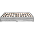 Bed Frame Engineered Wood Material Wooden Storage