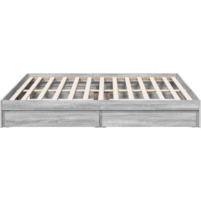 Bed Frame Engineered Wood Material Wooden Storage