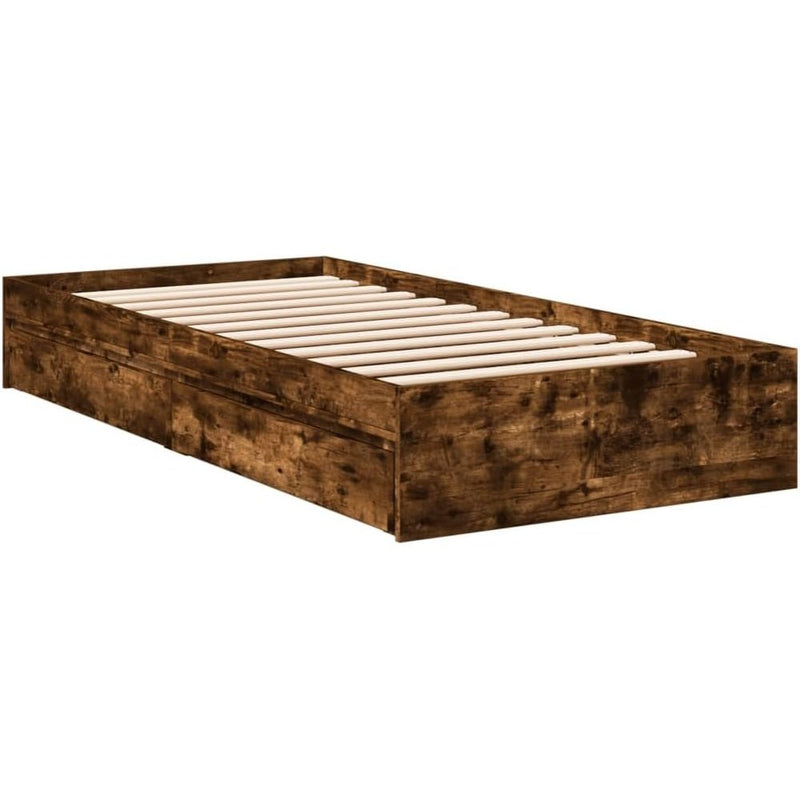 Bed Frame Engineered Wood Material Wooden Storage