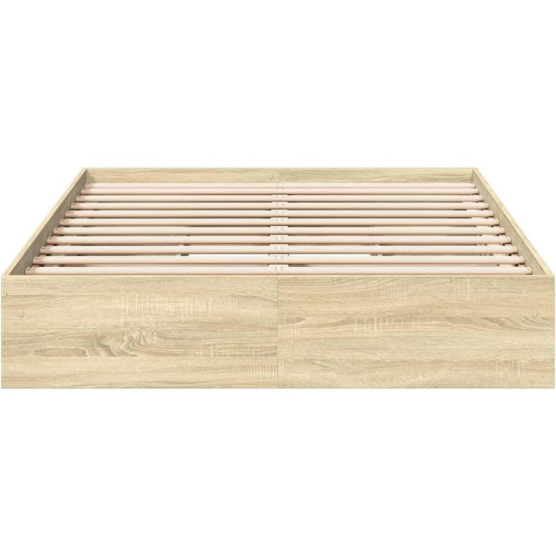 Bed Frame Engineered Wood Material Wooden Storage