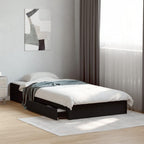 Bed Frame Engineered Wood Material Wooden Storage