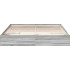 Bed Frame Engineered Wood Material Wooden Storage