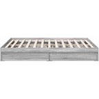 Bed Frame Engineered Wood Material Wooden Storage