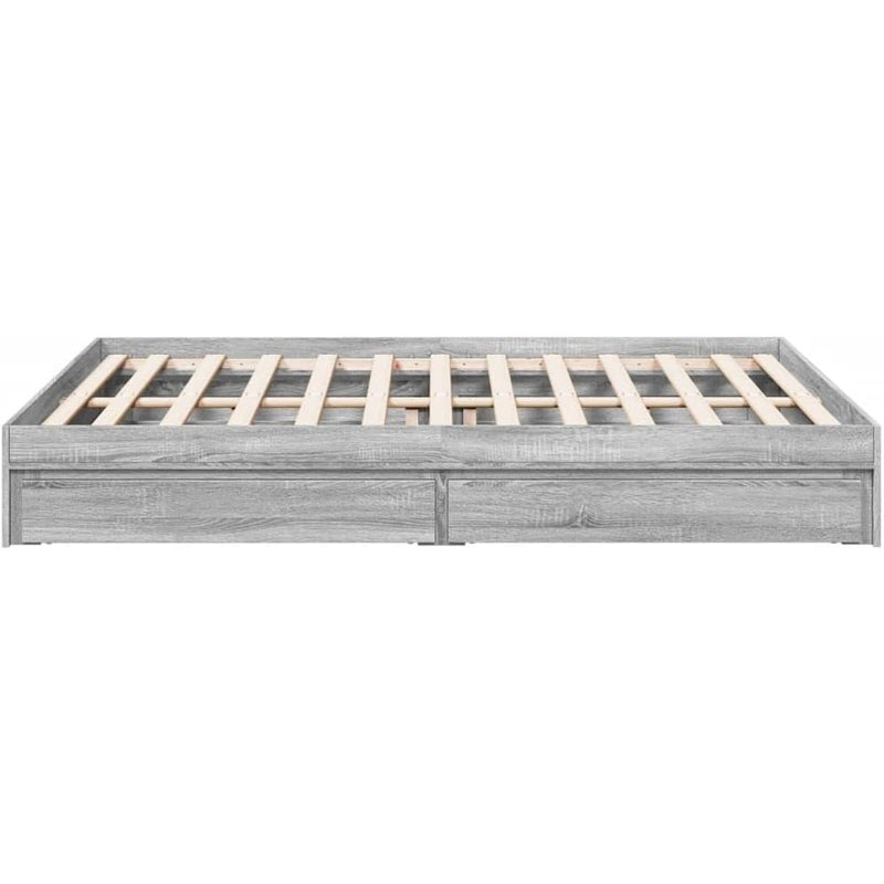 Bed Frame Engineered Wood Material Wooden Storage