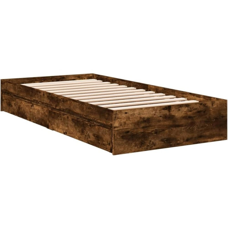 Bed Frame Engineered Wood Material Wooden Storage