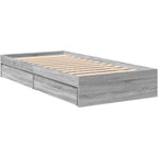 Bed Frame Engineered Wood Material Wooden Storage