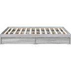 Bed Frame Engineered Wood Material Wooden Storage