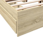 Bed Frame Engineered Wood Material Wooden Storage