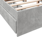 Bed Frame Engineered Wood Material Wooden Storage