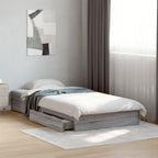 Bed Frame Engineered Wood Material Wooden Storage