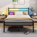 Bed Frame Guest Youth with Slatted for Bedroom