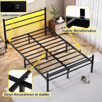 Bed Frame Guest Youth with Slatted for Bedroom