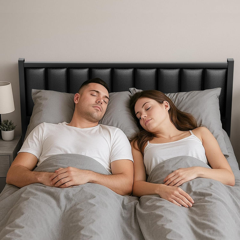 Bed Frame Heavy Duty Metal Slats Support