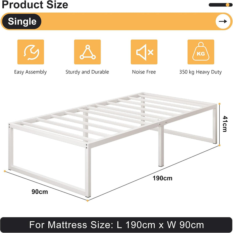 Bed Frame Metal Platform Noise Free