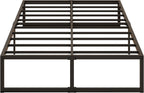 Bed Frame Metal Platform with Steel Slat Support