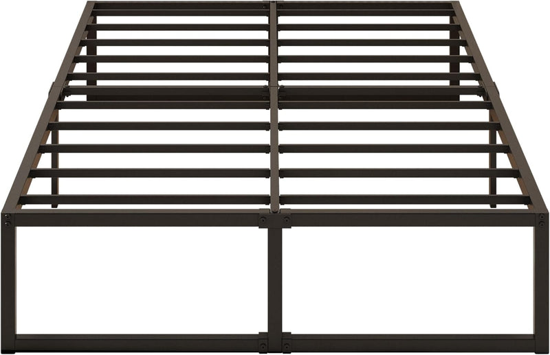 Bed Frame Metal Platform Noise Free Steel Slat