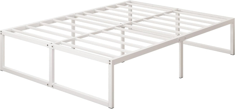 Bed Frame Metal Platform Noise Free Steel Slat