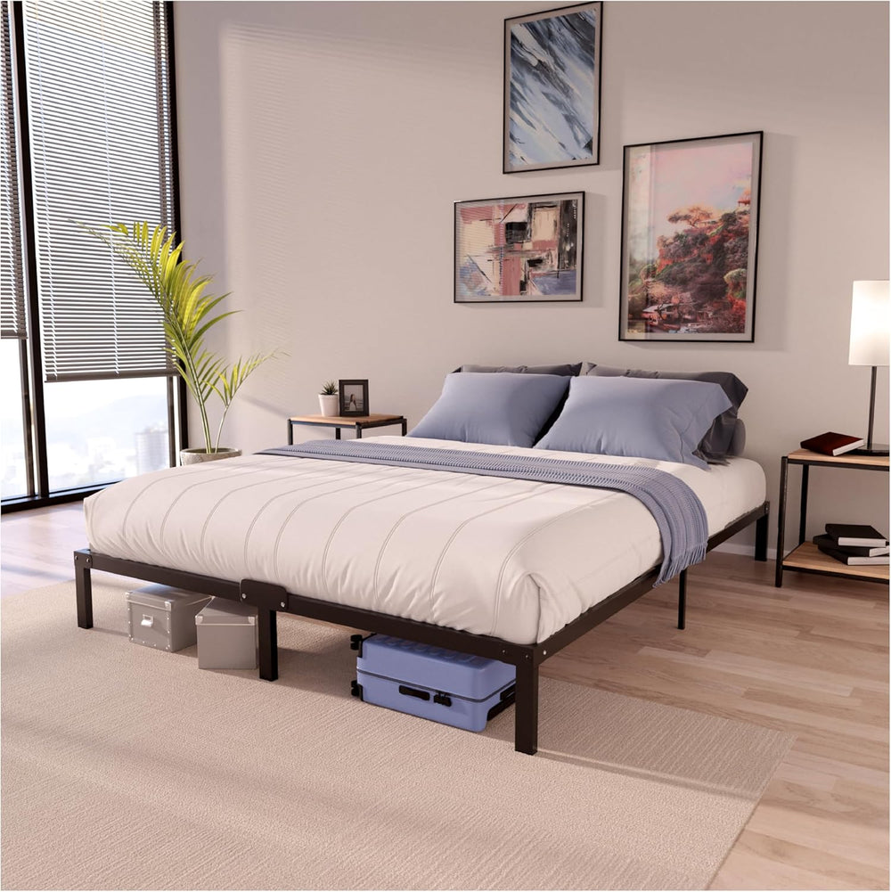 Bed Frame Metal with Storage 35CM Sturdy
