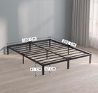 Bed Frame Metal with Storage Sturdy and 20min