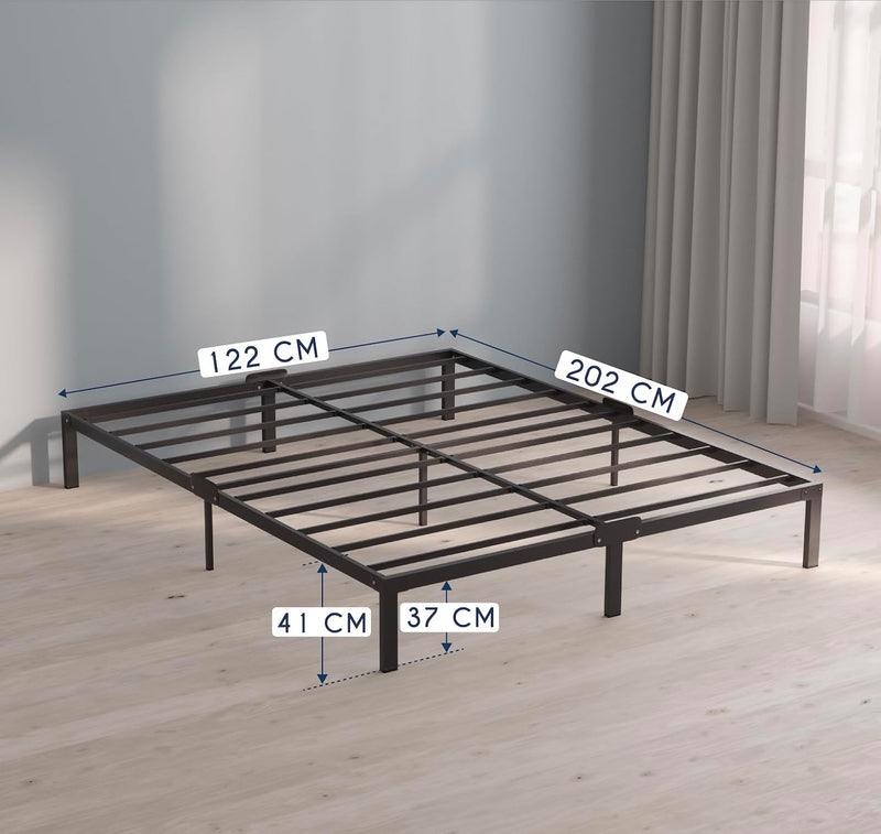Bed Frame Metal with Storage Sturdy and 20min