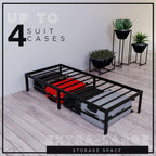 Bed Frame Metal with Storage Sturdy and 20min