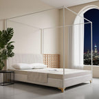 Bed Frame Post Size Thickened Metal Poles Four