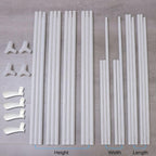 Bed Frame Post Size Thickened Metal Poles Four