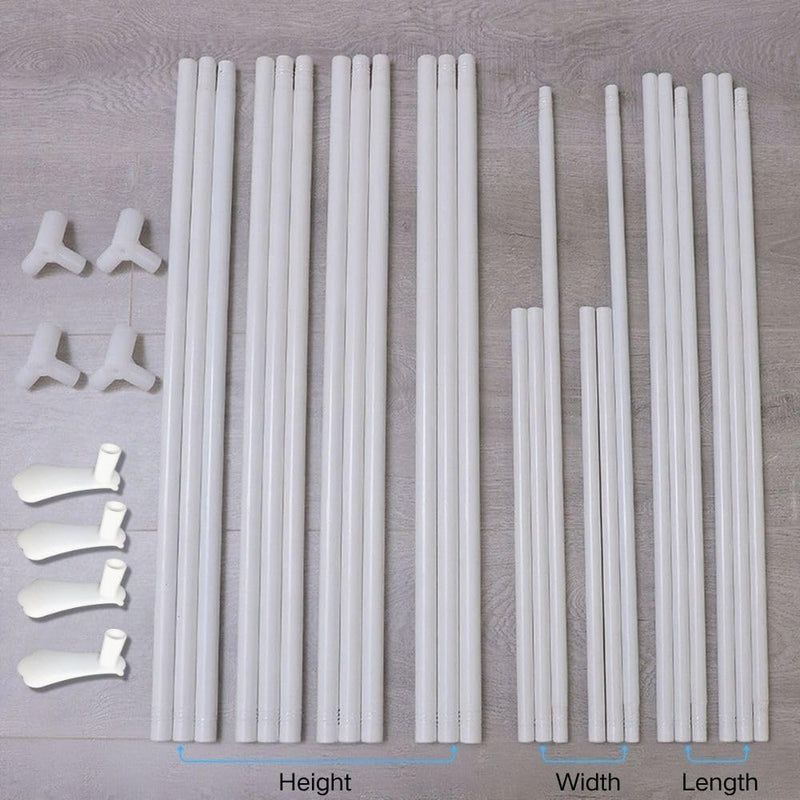 Bed Frame Post Size Thickened Metal Poles Four