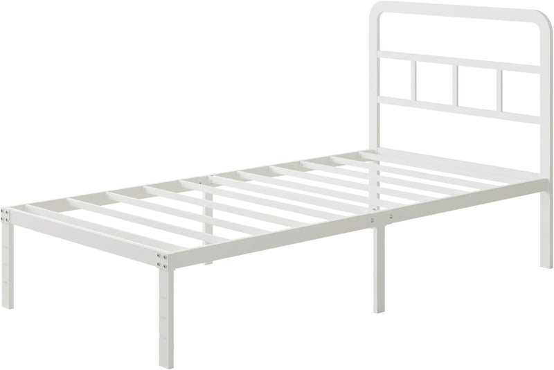 Metal Bed Frame with Headboard 46CM High