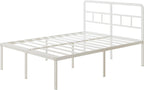 Metal Bed Frame with Headboard 46CM High