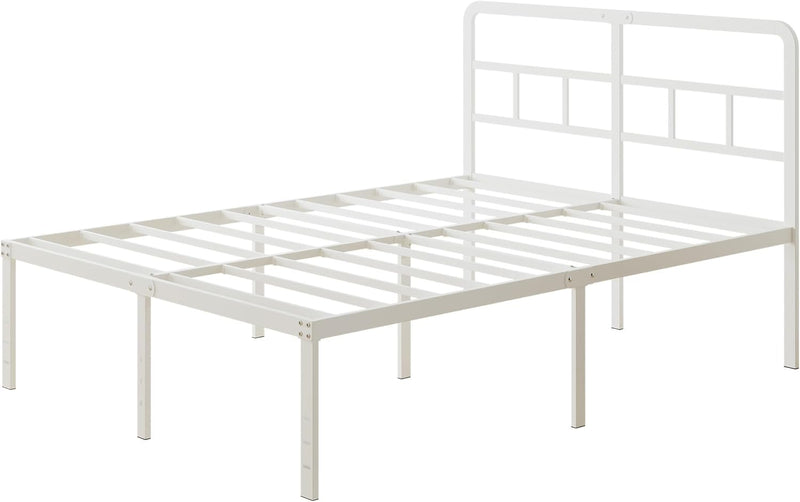 Metal Bed Frame with Headboard 46CM High