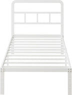 Metal Bed Frame with Headboard 46CM High