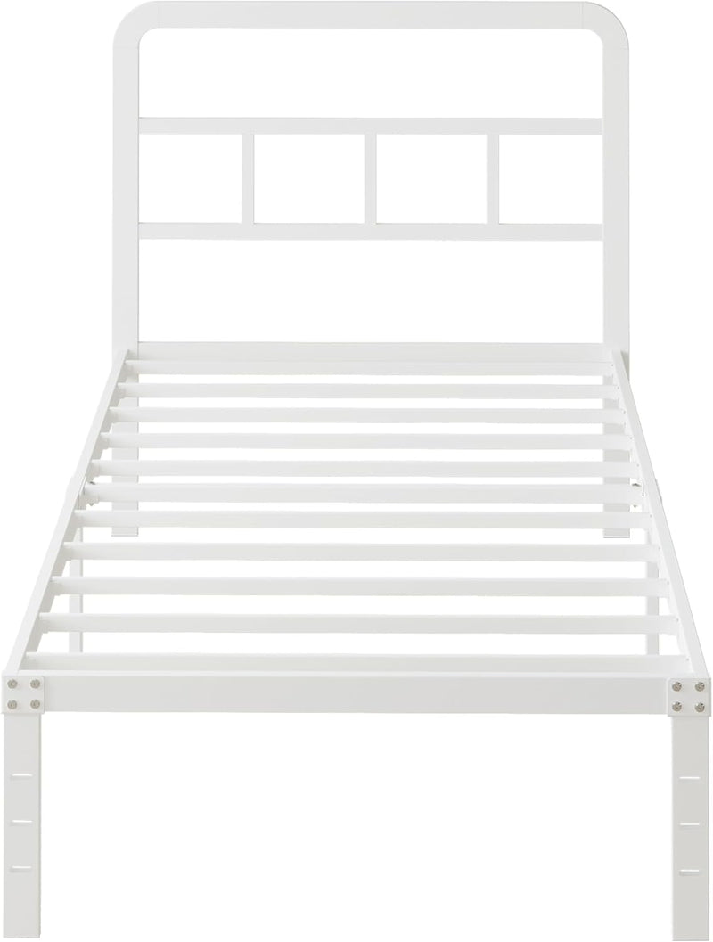 Metal Bed Frame with Headboard 46CM High