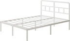 Metal Bed Frame with Headboard 46CM High